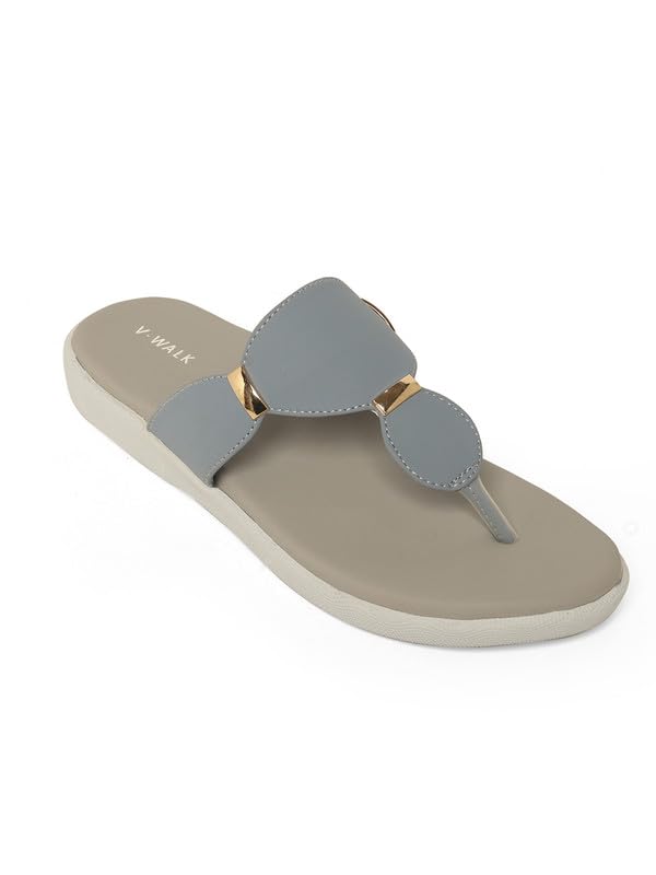 v-walk Women’s Stylish Flat Sandal with Modern Strap Design and Soft Cushioned Sole for Regular & Casual Wear-picture-56