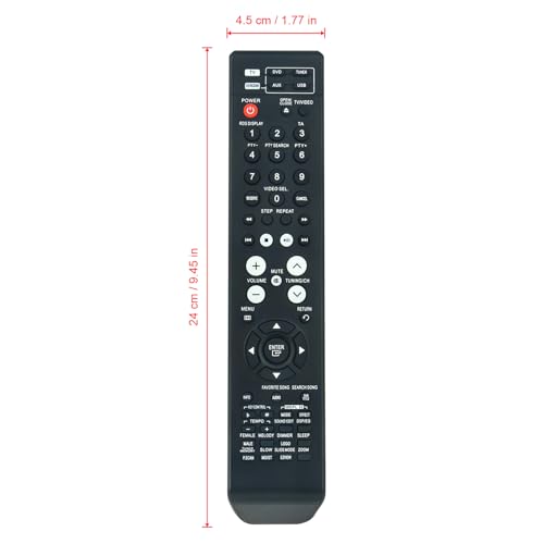 AH59-01718A Replacement Remote Control Compatible for Samsung HT-KQ20 HT-TKQ25 HT-TKQ2 DVD Karaoke Home Theater System