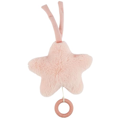 Berceuse La-Le-Lu boîte à musique étoile rose pour rituel sommeil bébé
