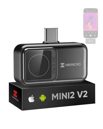 Caméra thermique HIKMICRO Mini2 V2 pour Android/iOS, résolution IR 256×192,...