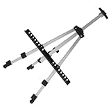 CLISPEED Faltbare Aluminium Staffelei Höhenverstellbar Robust Tragbar für Malen Skizzieren und Präsentation Vielseitiger Künstler Dry Erase Board Stand Zufällige Farbe Zufällige Farbe