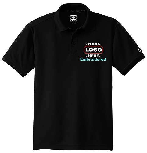 Custom Polo Shirts for Men Personalized Design Your Own Text Logo Name Embroidered Print Fit Golf Shirt Multicolor2