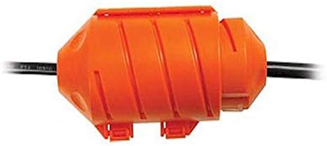 CC-1 Cord Connect Water-Tight Electrical Extension Cord Lock, Orange, 1-Pack