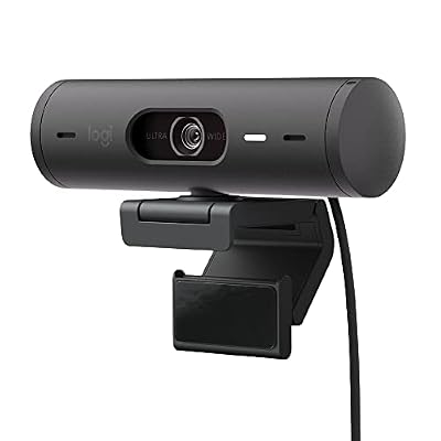 Logitech Brio 501 Full HD Webcam Auto Light Correction Show Mode - Black