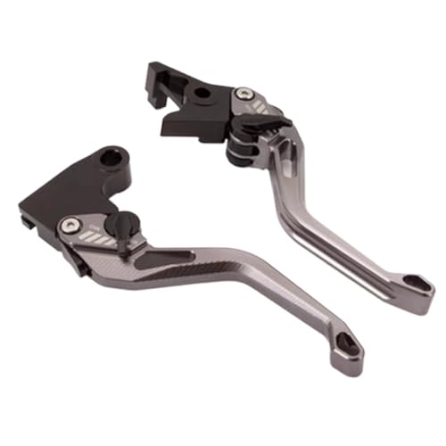 のためにドゥカティ・ストリートファイター848 2012-2015 999/S/R 2003-2006 2004 2005 調整可能レバー オートバイ用ブレーキクラッチレバー(Gray 148mm)