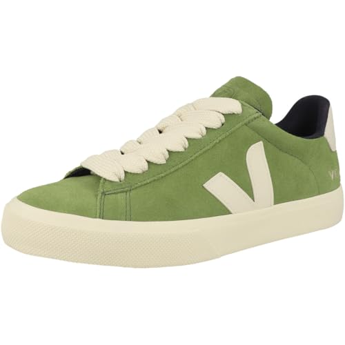 Veja Para Mujer. CP0320525 Zapatillas De Piel Campo Verde (38), Plano, Cordones, Casual - 4
