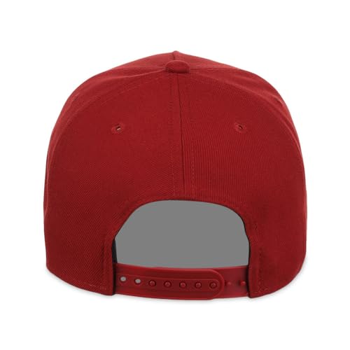 Image of Lids Blank Hook Shot A-Frame Adjustable Snapback Hat - Breathable Mesh & Lightweight | Curved Bill | One Size Fits Most