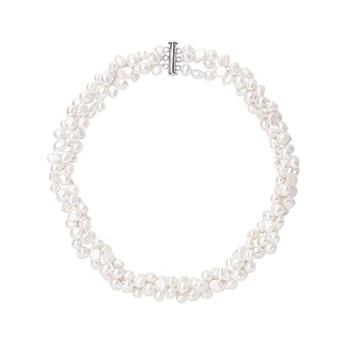 TreasureBay Splendida Collana Donna a Tre Fili di