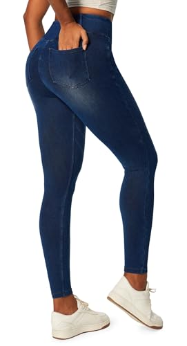 Image of Heathyoga Yoga Pants with Pockets Extra Soft Leggings with Pockets for Women Non See-Through High Waist Workout Leggings