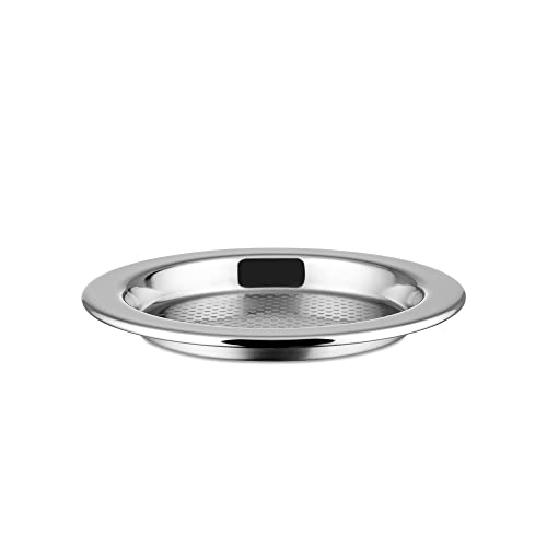 Dessous de bouteille Alessi 5009/15 acier satiné argent 15 cm table design - 2