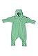 Sterntaler Baby Jungen Overall - Melange aus Microfleece mit Stickerei und Reißverschluss - Grün, 56