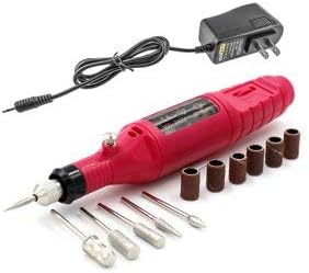 Kit de taladro de lima de uñas, manicura eléctrica, pedicura, máquina de salón portátil de acrílico