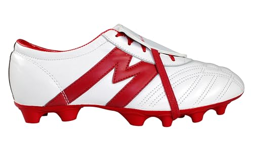 Manriquez Soccer Cleats, Firm Ground, Genuine Leather, Lightweight, Classic Style, Made in Mexico2