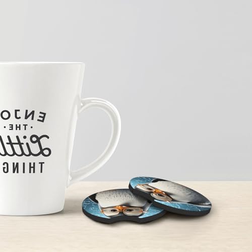 2 Pcs Car Cup Holder Coasters, Portavasos de Coche miniatura 4