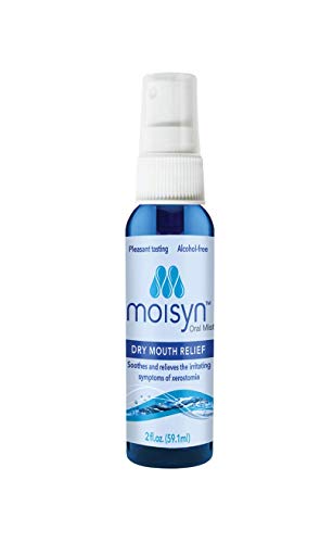 MOISYN Advanced Dry Mouth Relief Oral Spray (2 oz, 1 Pack) Moisturize & Soothe Dry, Irritated Oral Surfaces with Nontoxic, Naturally Derived Ingredients - Alcohol-Free Formula With Xylitol (1 Pack)
