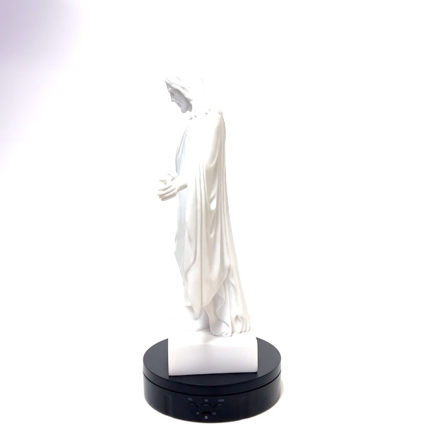 Estatua de Cristo de mármol 12 pulgadas miniatura 7