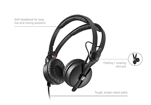 Image of Sennheiser Pro Audio Professional HD 25 On-Ear DJ Headphones Black (Pack of 12)