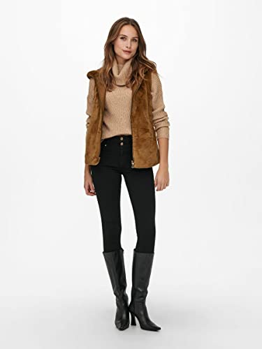 Only Onlmalou Faux Fur Waistcoat CC Otw Giacca