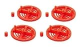 Parrot AR Drone 2.0 Pinion and Spur Gears by UltraFlightTM Upgraded Design and Material Orange Parrot AR Drone 1.0 & 2.0 Repair Gears Replacement pinion and spur Spare parts