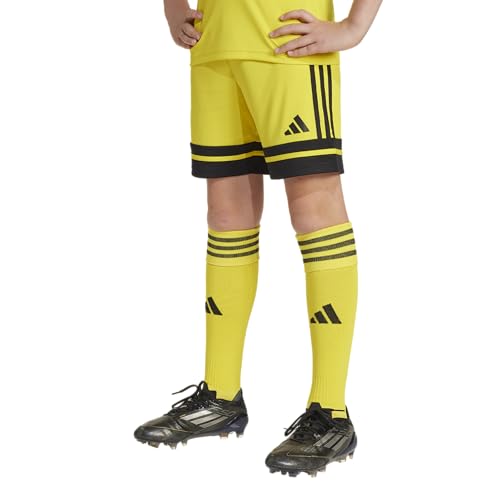 Adidas Unisex-Kids Squadra 25 Soccer Shorts, Team Yellow/Black, Large — view 4