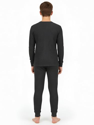 Image of Bodycare Insider Anti-Bacterial Solid Kids Thermal Top & Bottom Unisex Set