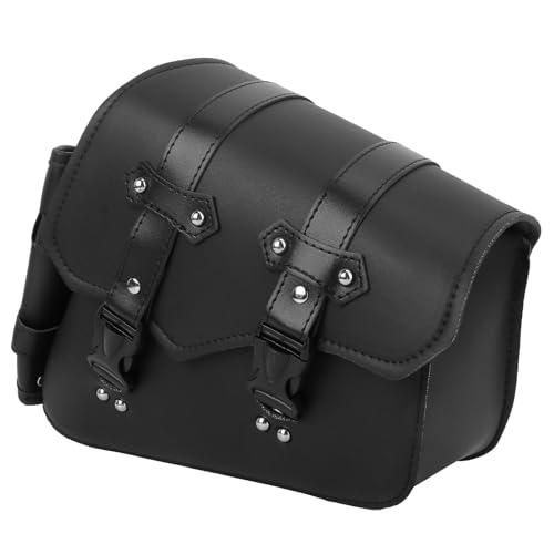 Sacoche latérale pour moto avec porte-bouteille et fermeture facile de sécurité