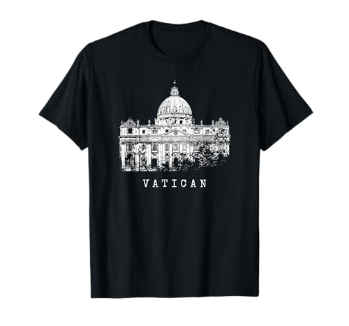 Vatican Basilique Saint-Pierre Vintage Cité du Vatican Rom T-Shirt