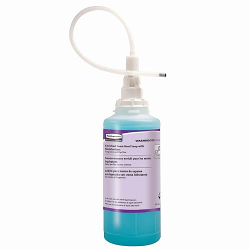 Rubbermaid Commercial Products OneShot Moisturizing Foam Hand Soap Refill, 800mL, Green Seal Certified, Compatible with RCP's Touchless OneShot Foam Dispensers, for Restrooms in Offices by Rubbermaid Commercial Products - Used condition - US$24.35