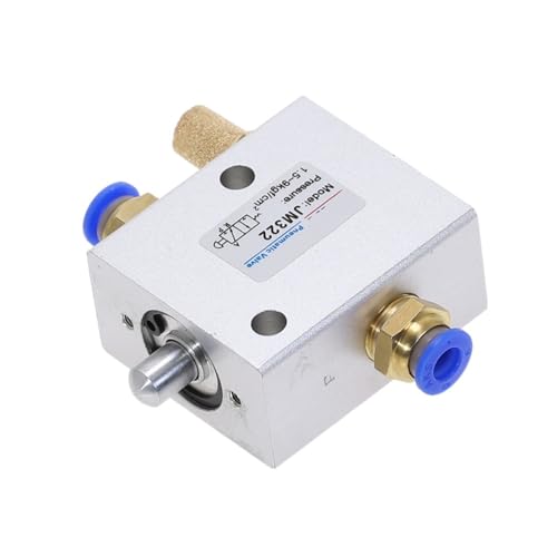 Válvula JM322 de 2 posiciones y 3 vías con rosca hembra de 1/4 pulgada para control neumático 5