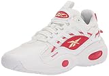 Reebok Solution Mid Basketball Shoe, White/Vector Red/Matte Gold, 6.5 US Unisex Big Kid