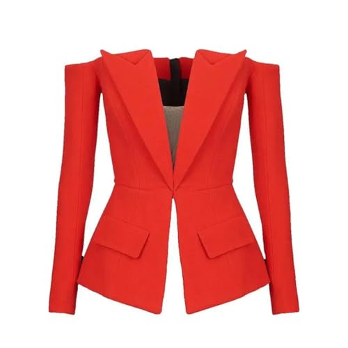 Women's Sexy Off-The-Shoulder Streetwear Long-Sleeved See-Through Stitching Solid Color Top2