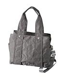 [ニッセン] トートバッグ レディース 肩ひもやや長め １０ポケット大容量３室構造のはっ水２ＷＡＹ（Ａ４対応） グレー フリー