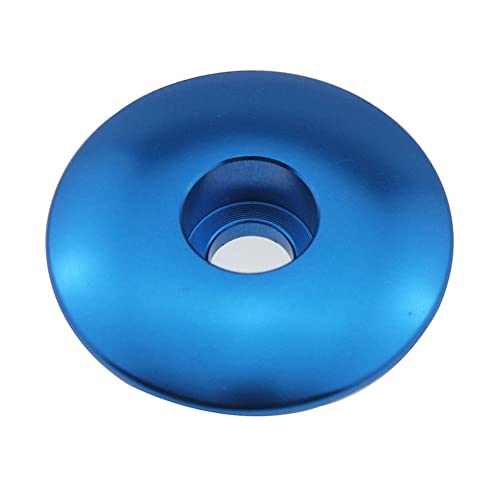 ZLLWLF 28.6mm Vélo de Montagne Top Top Cap Top Aluminium MTB Boîtier de Couverture de Chapeau de Fourche Avant for vélos Vis de Cyclisme (Color : Blue) Cover