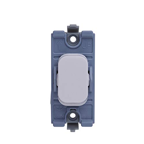 Schneider Electric GGBL102W Lisse Switch Module, 2 Way, 10AX, Color blanco unidad de fuente de alimentación