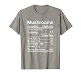 Pilzkostüm Ernährungsfakten Gemüseabstimmung T-Shirt