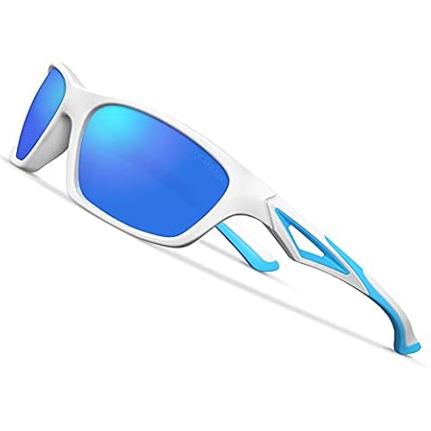 DEAFRAIN Kids Sunglasses for Polarized Boys Girls Child Toddler Baseball Sport Rubber Sun Glasses Age 3-7 Cover