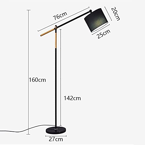 Lámpara de poste alta con brazo ajustable para iluminación precisa y cálida 3