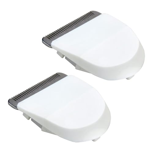 2 PCS Clipper Replacement Trimmer Blade, Snap On Replacement Trimmer Blade for Wahl Peanut Hair Clipper #2068-300, White