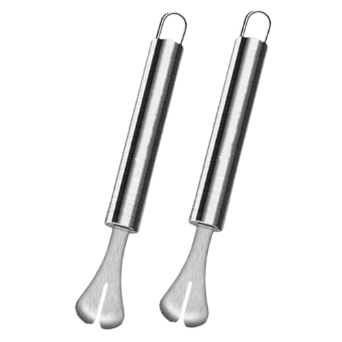 Cabilock 2piezas Cuchillo para Raspar Intestinos Inoxidable Herramientas para Abrir Aves