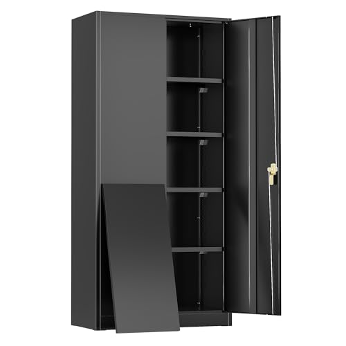 Greenvelly Metal Lockable Storage Cabinet (72”)