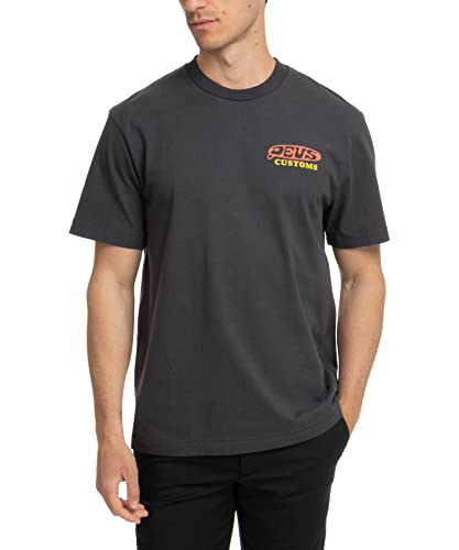 T-shirt Deus Ex Machina noir homme taille XL en coton coupe regular