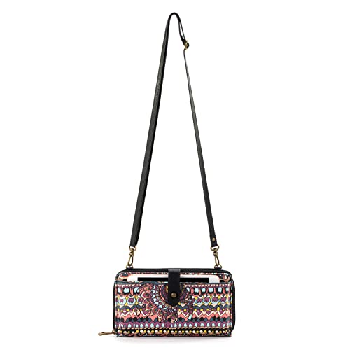Image of Sakroots Smartphone Crossbody Purse - Women's Cellphone Bag & Wallet For Everyday - Convertible Wristlet With Zipper