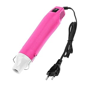 DIFCUL pistola de calor,pistola aire caliente,pistola de aire caliente, Mini heat gun 300 W 220V Pistola Termoretractil Portátil de Bricolaje para Bricolaje en Relieve, Secar Pintura, Papel