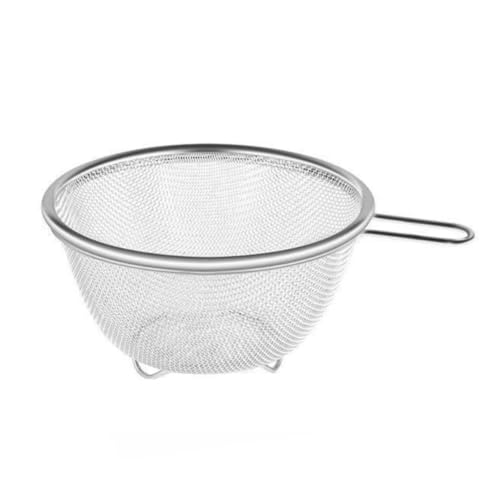 NiuLumea Cesta de drenaje de acero inoxidable para lavado de arroz y verduras, para colador de malla ultrafina con cuenco para mezclar, apto para lavavajillas, 145 x 85 cm
