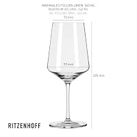 RITZENHOFF Rotweinglas-Set 6er - 500 ml - Made in Germany – Ansicht 7
