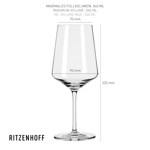 Foto von RITZENHOFF Rotweinglas-Set 6er - 500 ml - Made in Germany
