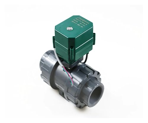 Vanne de régulation PVC motorisée 12V DN40 BSP 1,5 pouce CR04 2 voies
