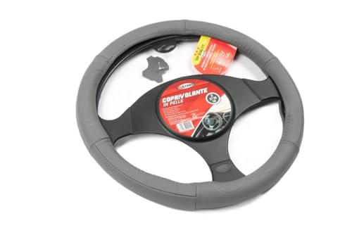 Start Coprivolante Auto In Pelle Antiscivolo Diametro Da 37 A 39 Cm - 2