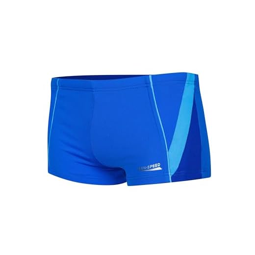 MEIbax Herren Badehose Slip Kurze Schwimmhose eng anliegende Badeslip Bademode Swimming Shorts 8 Aqua Speed Enge Badehose Jungen + gratis eBook | UV Schwimmhose Junge | eng anliegende Boxer-Schwimmhose | Gr. 140 | 42. Marineblau Blau | Diego