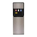 Bottom Loading Water Cooler Dispenser for 5 Gallon Bottles - 3 Temperatures Settings - Hot, Cold & Room Water,Overload Protection, Dry Burning Protection,Water Dispenser for Home, Office - Silver Grey